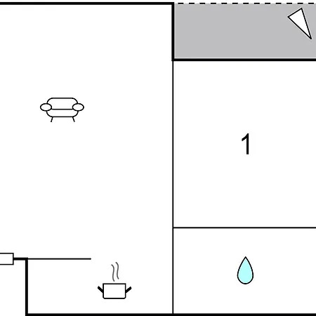 Apartment 1 Bedroom In *